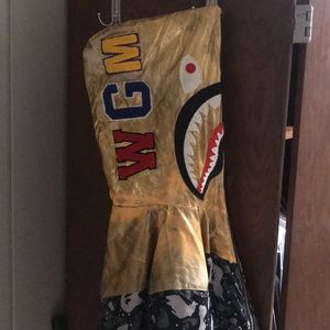 A Bathing Ape full zip-up hoodie.